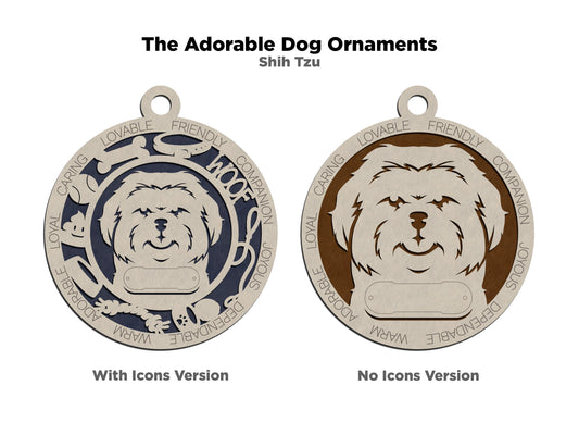 Shih Tzu Dog Ornament