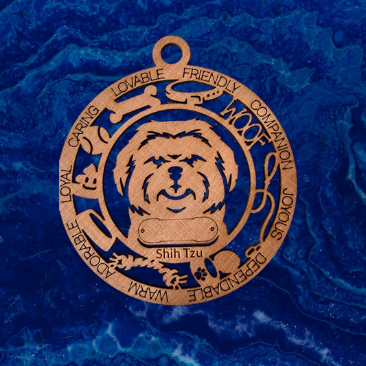 Shih Tzu Dog Ornament (141)