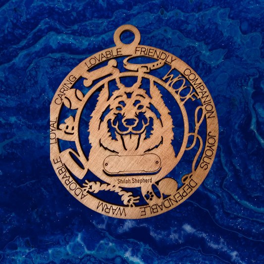 Shiloh Shepherd Dog Ornament (142)