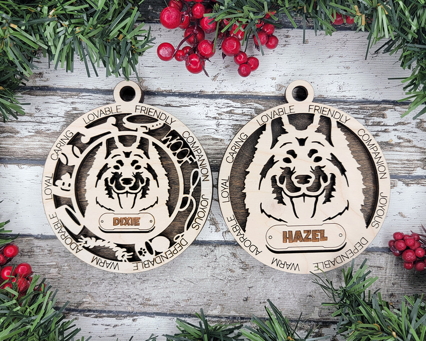 Adorable Dog Ornaments Pack 3