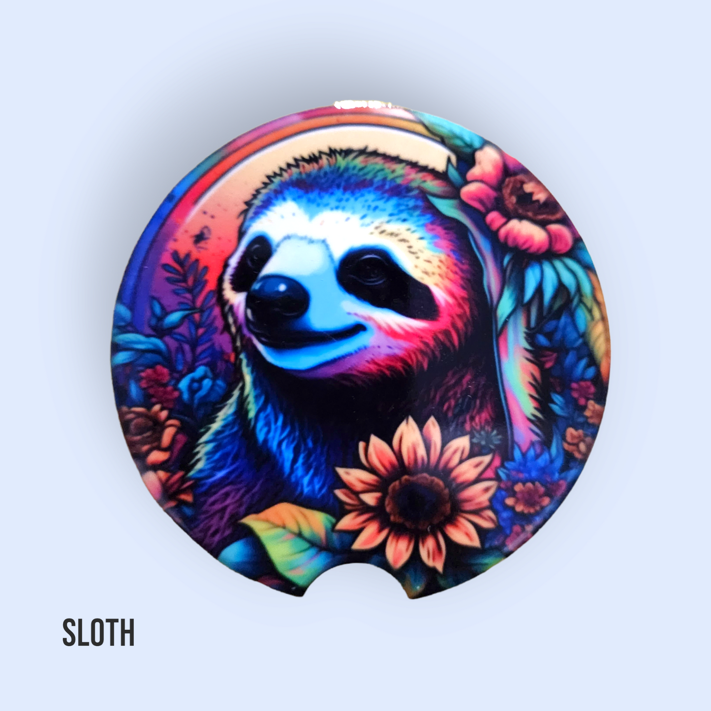 Sloth Sandstone Car Coaster