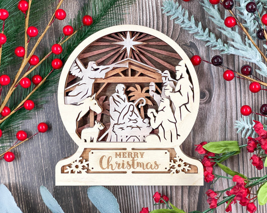 Nativity Snow Globe
