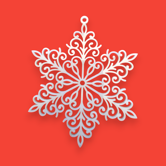 Snowflake Single Layer Ornament