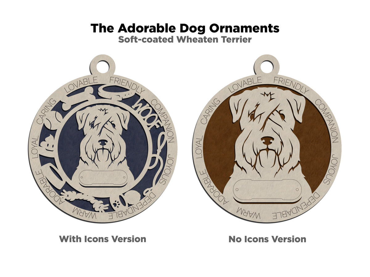 Soft Coated Wheaten Terrier Dog Ornament (143)