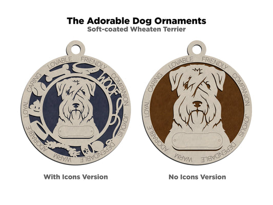 Soft Coated Wheaten Terrier Dog Ornament (143)