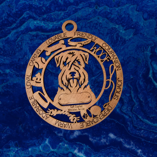 Soft Coated Wheaten Terrier Dog Ornament (143)