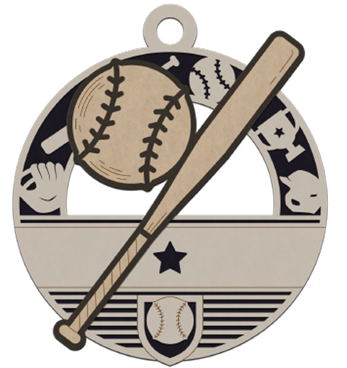 Softball Iconic Sports Ornament