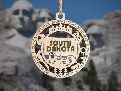 South Dakota State Ornament (43)