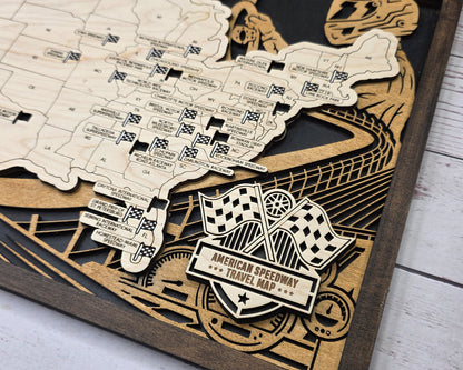 American Speedway Tracker Map