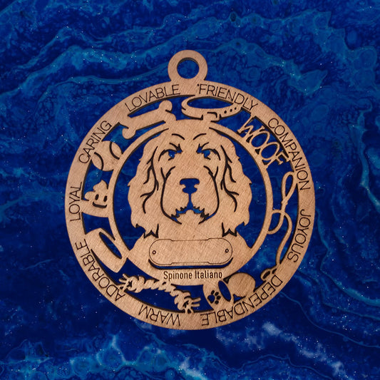 Spinone Italiano Dog Ornament (144)