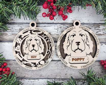 Adorable Dog Ornaments Pack 3