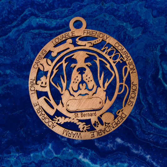 St Bernard Dog Ornament (145)
