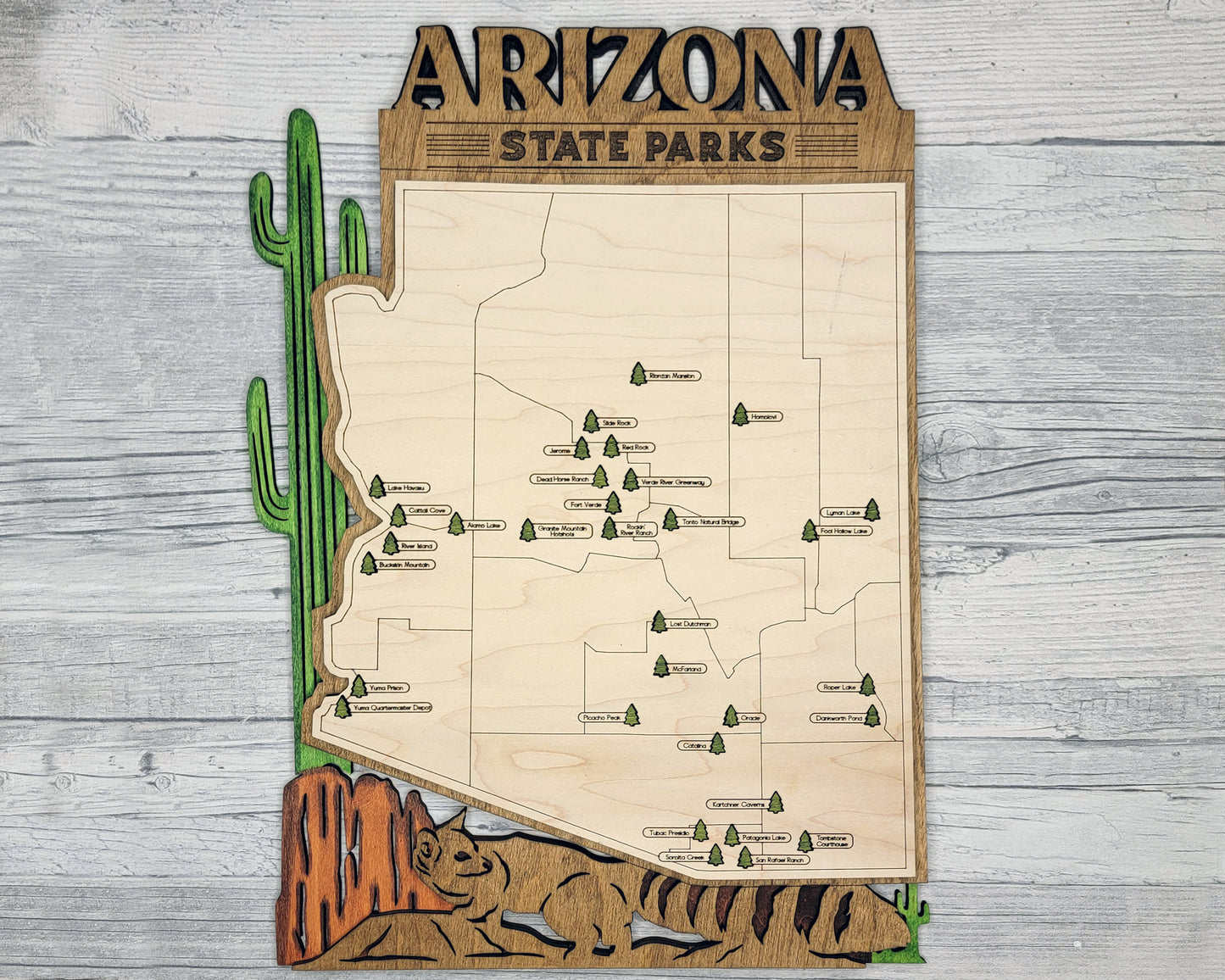 Arizona State Park Map