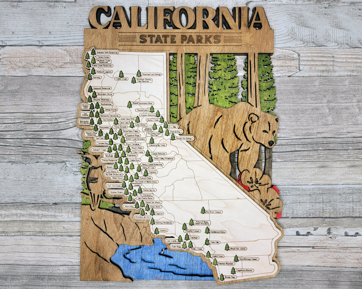 California State Park Map