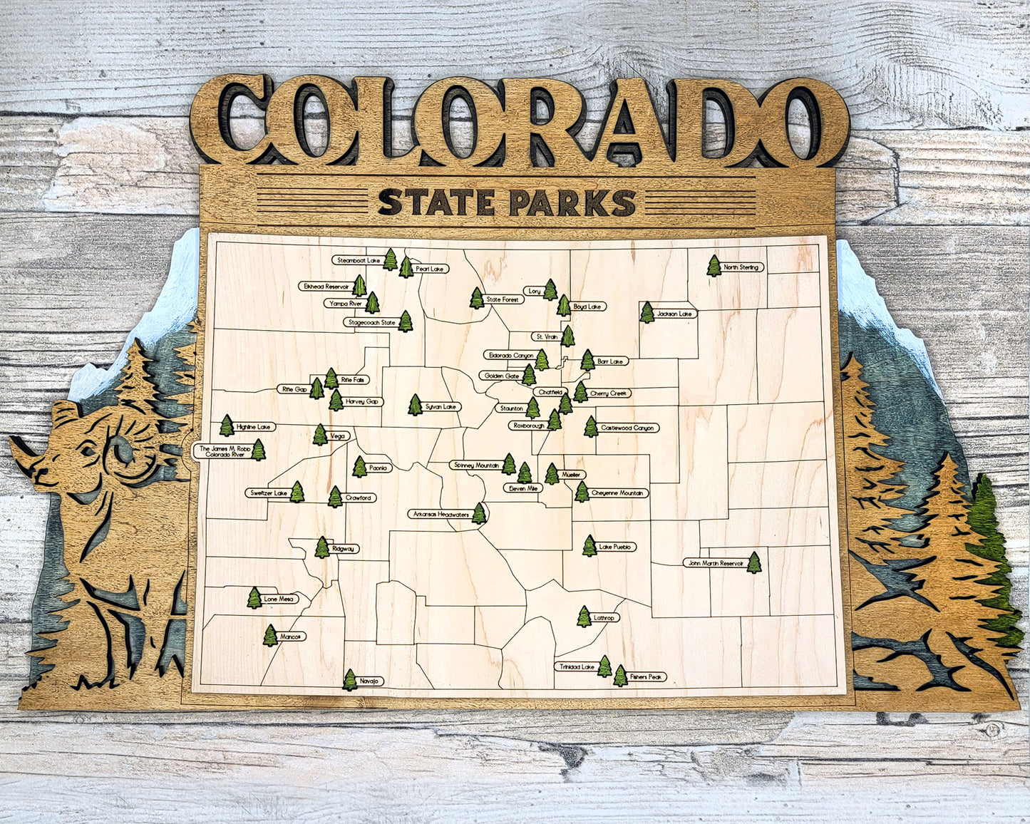 Colorado State Park Map