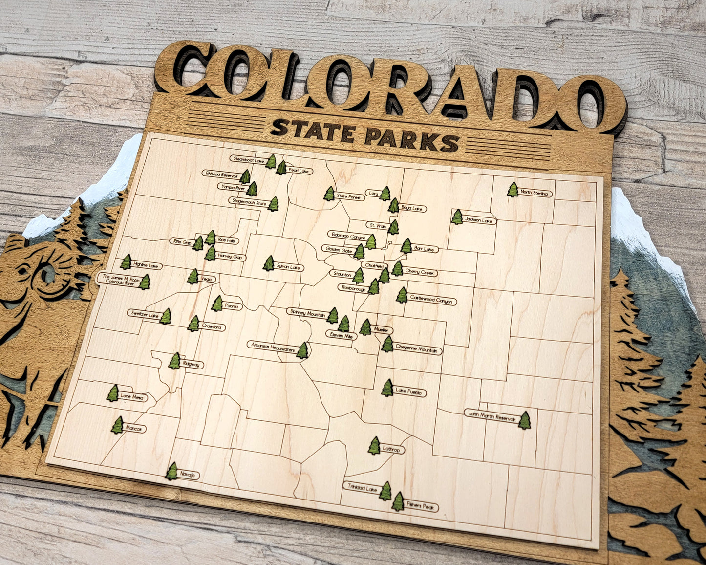Colorado State Park Map