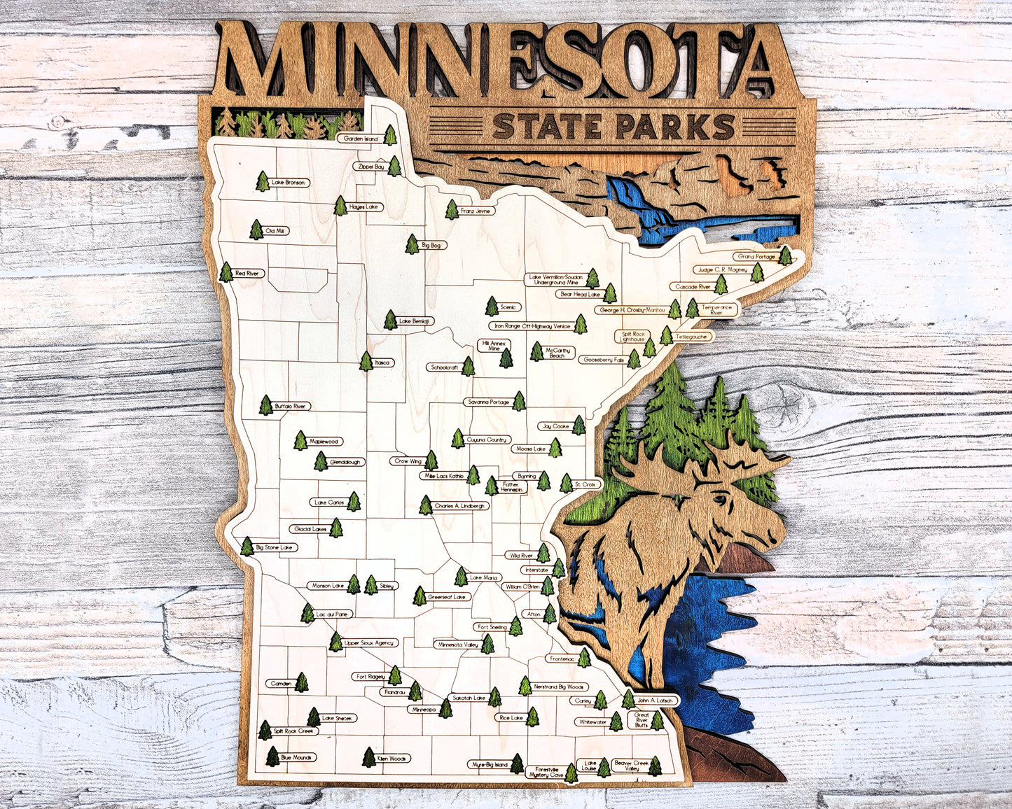 Minnesota State Park Map