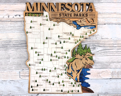 Minnesota State Park Map