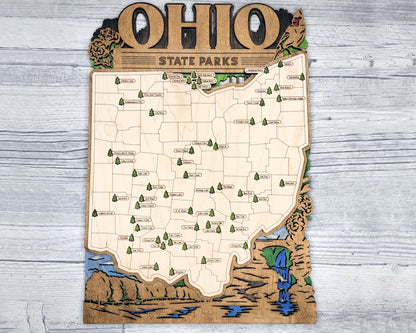 Ohio State Park Map