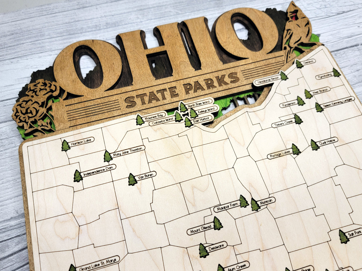 Ohio State Park Map
