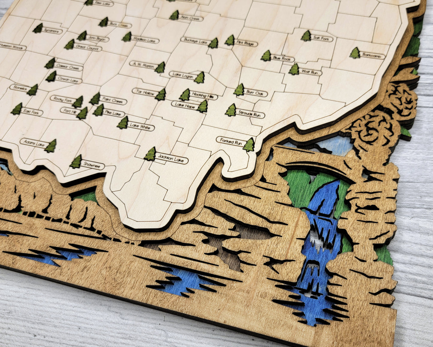 Ohio State Park Map