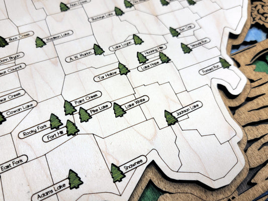 Ohio State Park Map