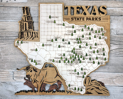 Texas State Park Map