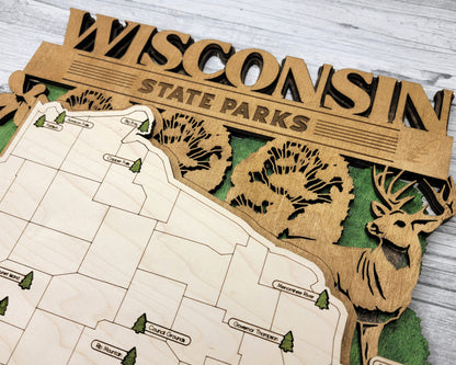 Wisconsin State Park Map