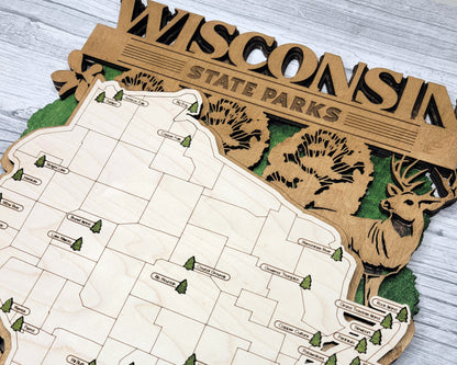 Wisconsin State Park Map