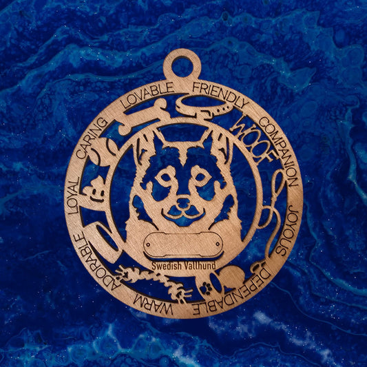 Swedish Vallhund Dog Ornament (148)