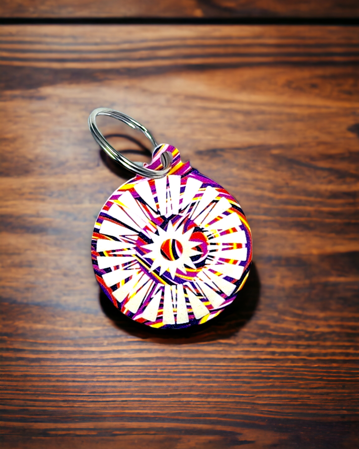 Swirl Blast Keychain