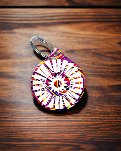 Swirl Blast Keychain