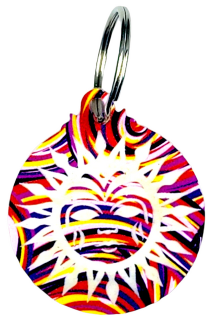 Swirl Sun Keychain 4