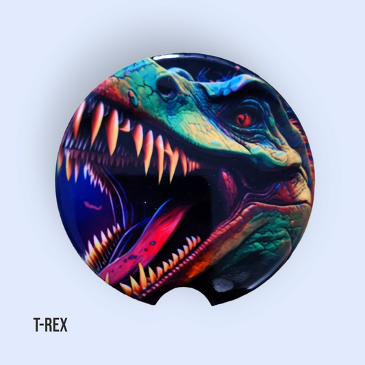 T-Rex 2 Dinosaur, Sandstone Car Coaster