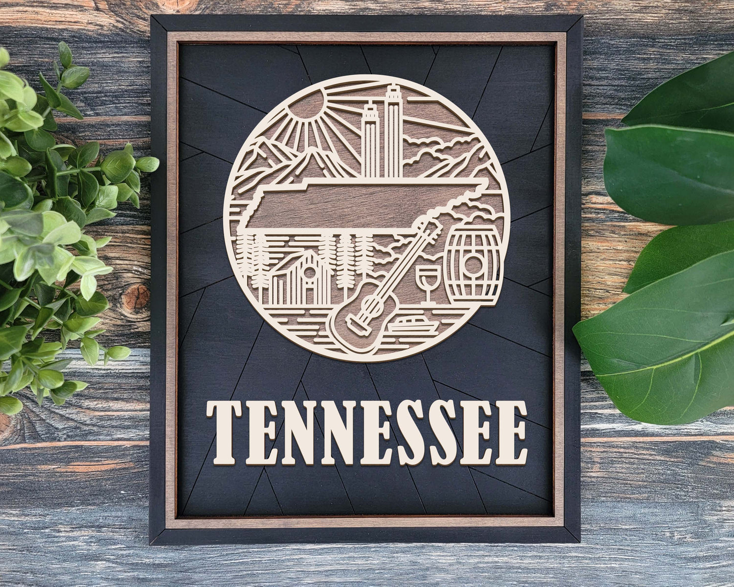 Tennessee Heritage Frame Pop Sign