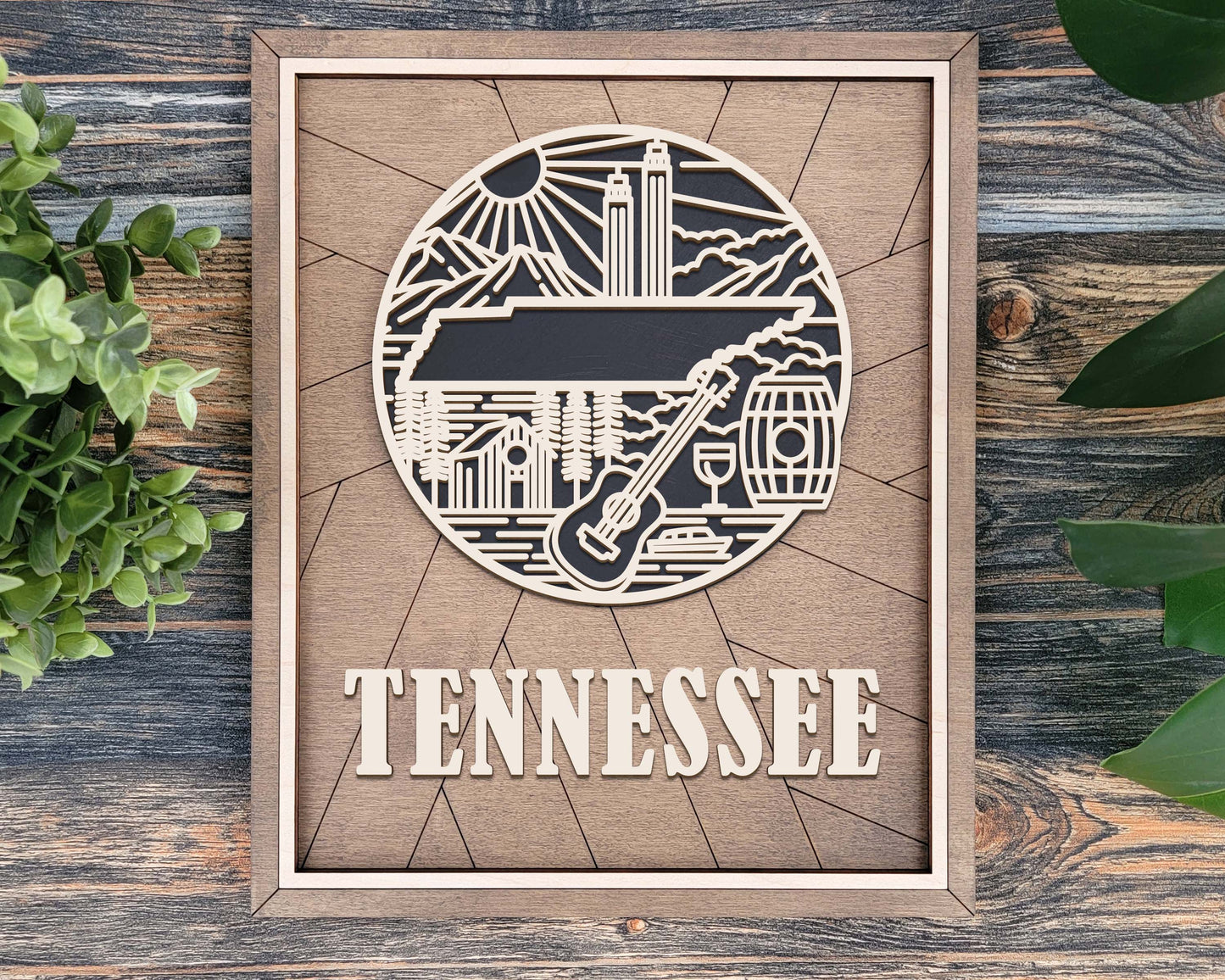 Tennessee Heritage Frame Pop Sign