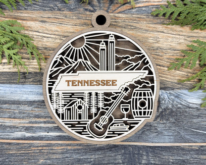 Tennessee State Heritage Ornament