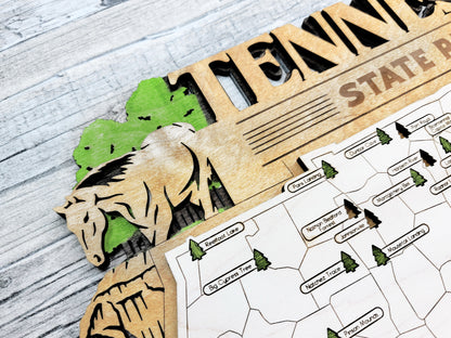 Tennessee State Park Map