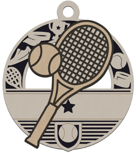 Tennis Iconic Sports Ornament