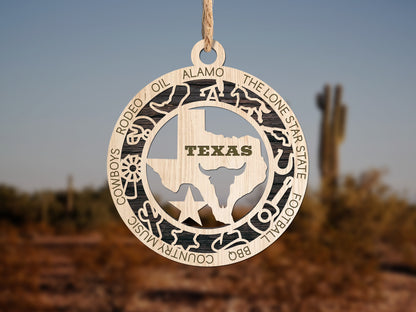 Texas State Ornament (45)