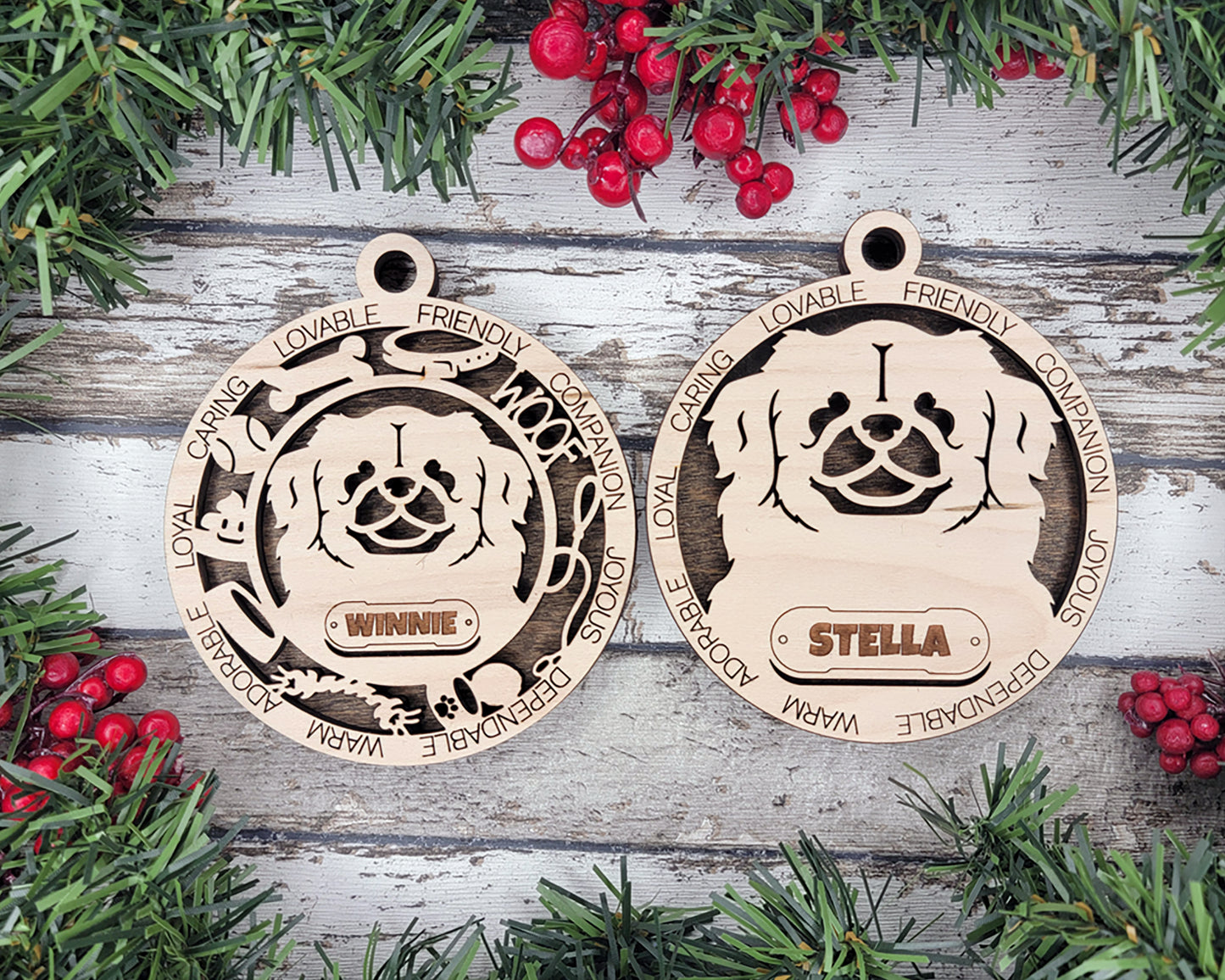 Adorable Dog Ornaments Pack 3