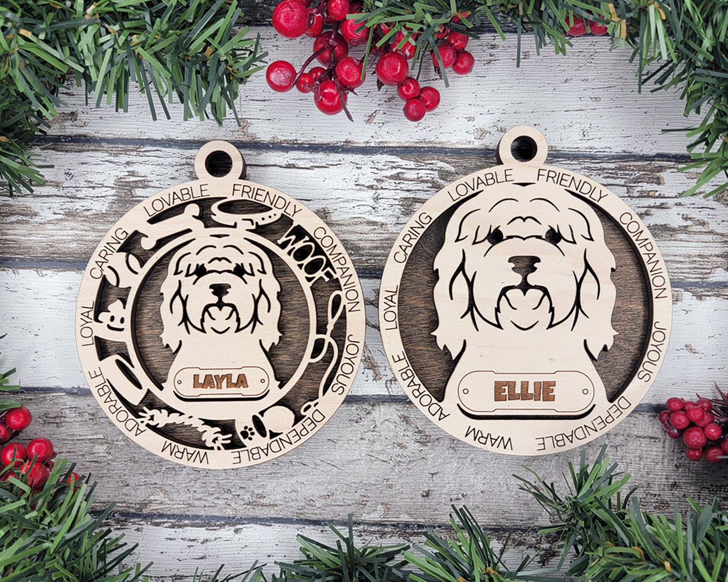 Adorable Dog Ornaments Pack 3