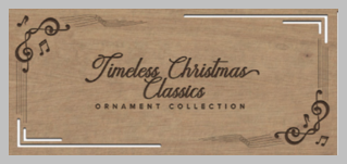 Classic Christmas Carols Ornament Box