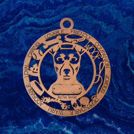 Toy Fox Terrier Dog Ornament (152)