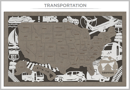 Travel Tracking Map