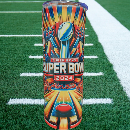 Superbowl 2024 Stainless Steel Tumbler 3