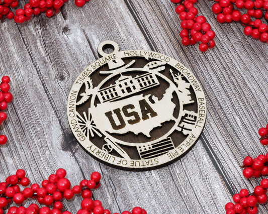 USA Ornament