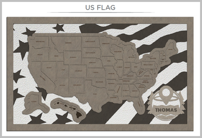 Travel Tracking Map