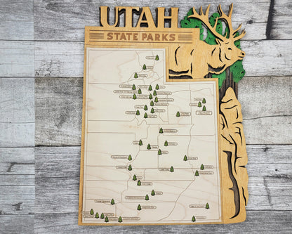 Utah State Park Map