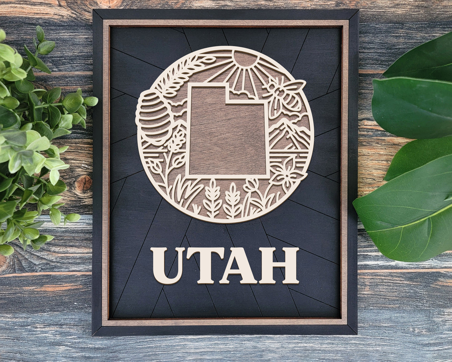 Utah Heritage Frame Pop Sign